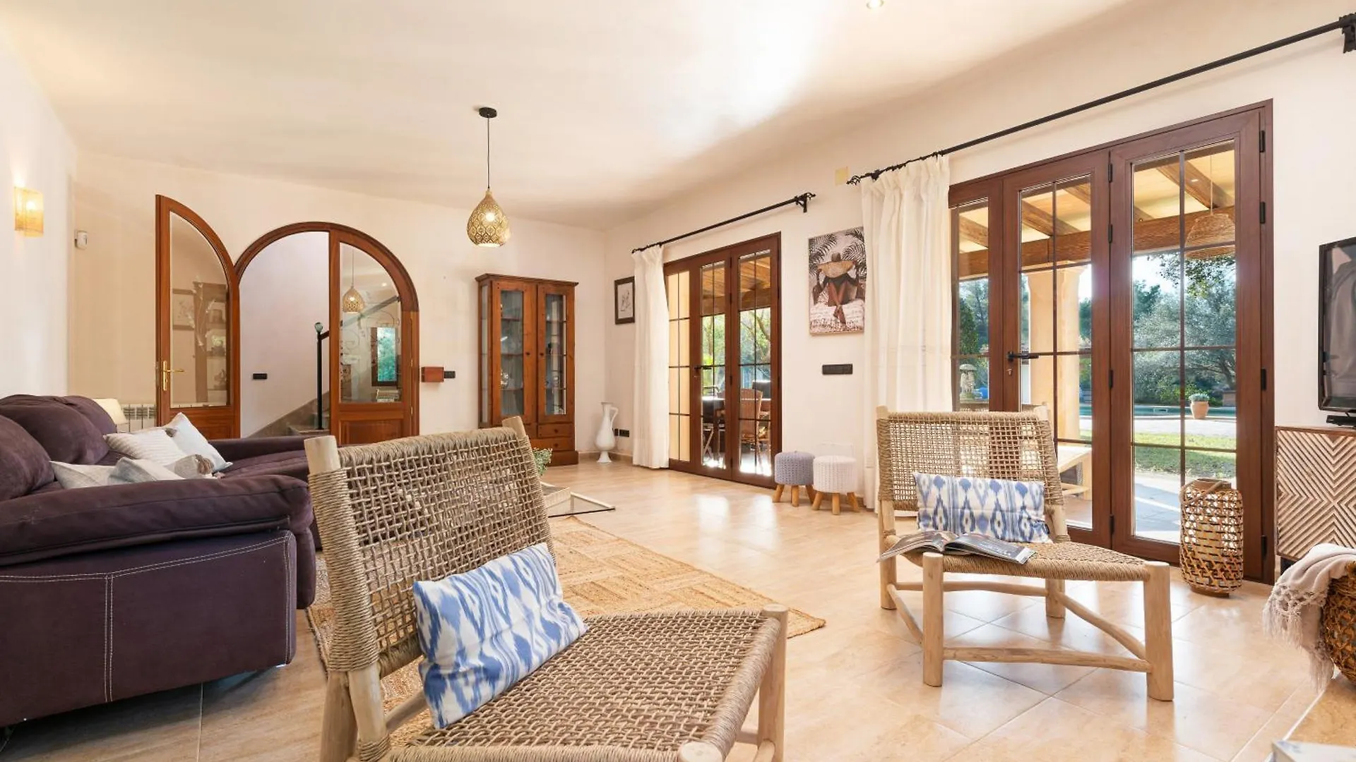 S'Horta Villa De Lujo Con Gran Piscina Y Campo De Golf Cerca ספרד